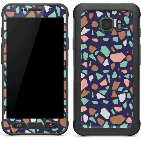 Midnight Terrazzo Galaxy S7 Active Skin
