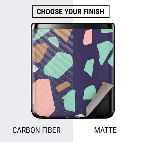 Midnight Terrazzo Galaxy Z Flip Skin