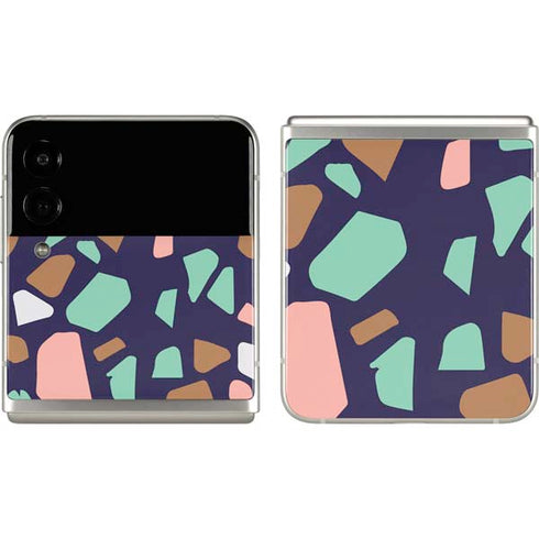 Midnight Terrazzo Galaxy Z Flip3 5G Skin