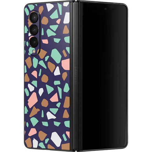 Midnight Terrazzo Galaxy Z Fold3 5G Skin