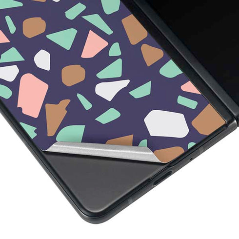 Midnight Terrazzo Galaxy Z Fold3 5G Skin