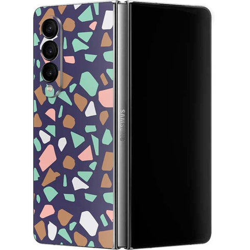 Midnight Terrazzo Galaxy Z Fold4 5G Skin