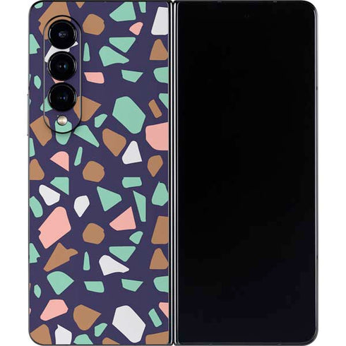 Midnight Terrazzo Galaxy Z Fold4 5G Skin