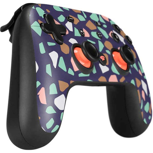 Midnight Terrazzo Google Stadia Controller Skin