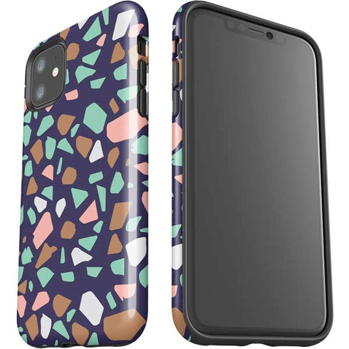Midnight Terrazzo iPhone 11 Impact Case