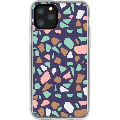 Midnight Terrazzo iPhone 11 Pro Clear Case