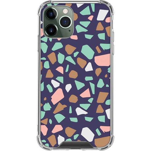 Midnight Terrazzo iPhone 11 Pro Max Clear Case