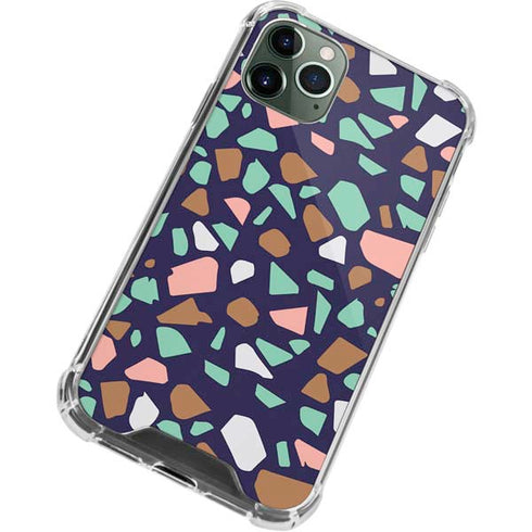 Midnight Terrazzo iPhone 11 Pro Max Clear Case