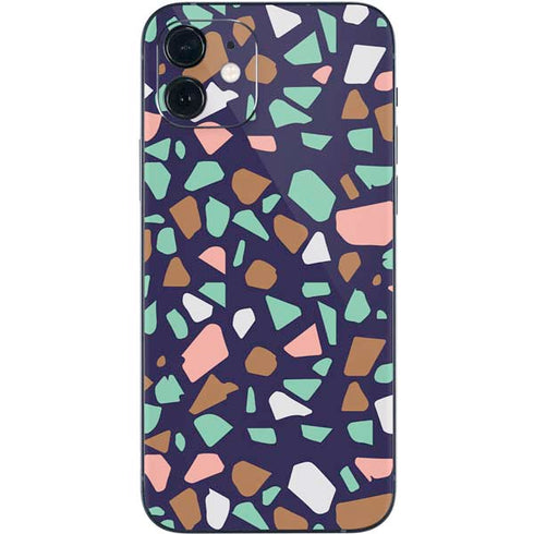 Midnight Terrazzo iPhone 12 Mini Skin