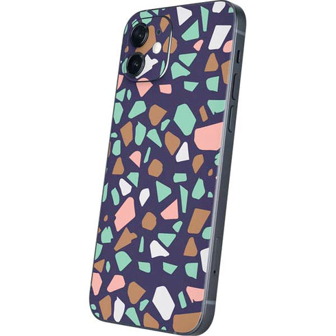 Midnight Terrazzo iPhone 12 Mini Skin