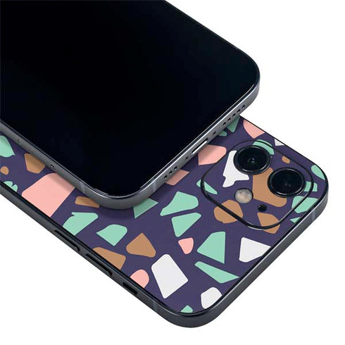 Midnight Terrazzo iPhone 12 Mini Skin