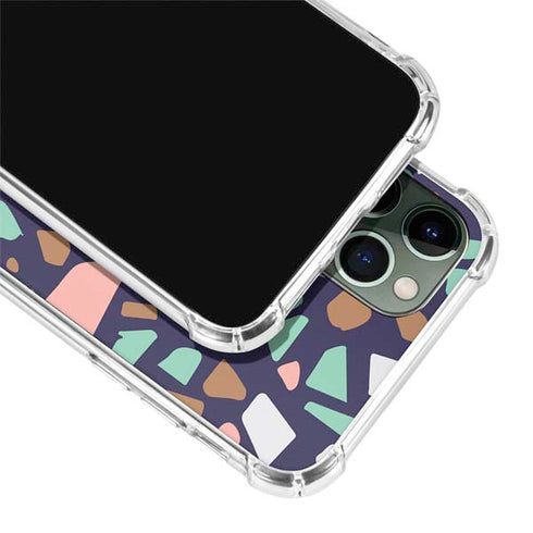 Midnight Terrazzo iPhone 12 Pro Clear Case