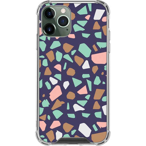 Midnight Terrazzo iPhone 12 Pro Max Clear Case