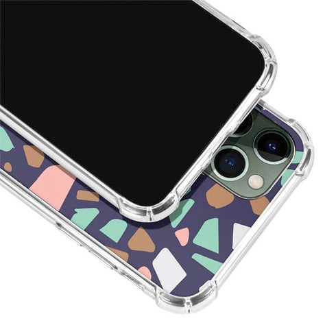 Midnight Terrazzo iPhone 12 Pro Max Clear Case