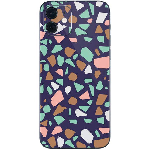 Midnight Terrazzo iPhone 12 Skin