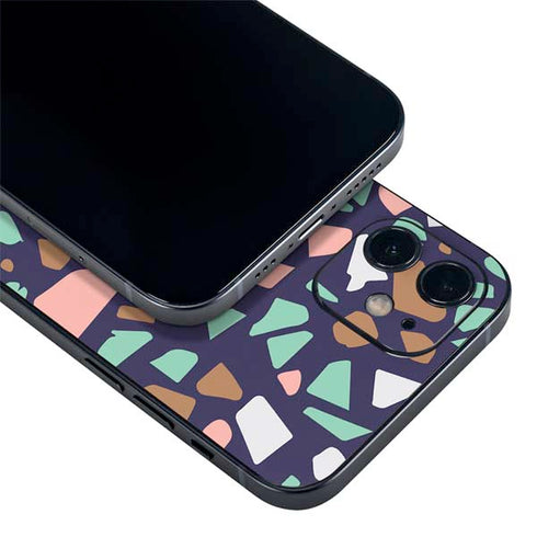 Midnight Terrazzo iPhone 12 Skin