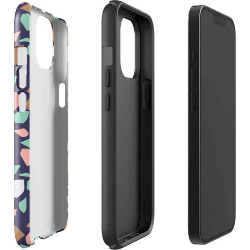 Midnight Terrazzo iPhone 15 Plus Impact Case