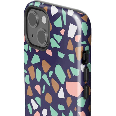 Midnight Terrazzo iPhone 15 Impact Case