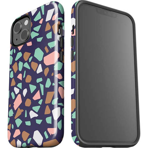 Midnight Terrazzo iPhone 15 Impact Case