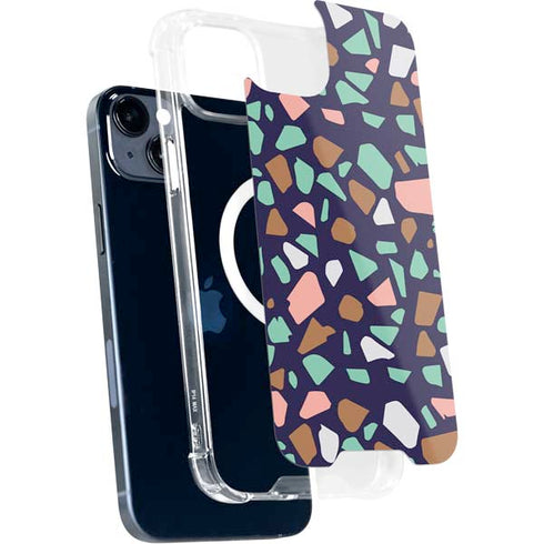 Midnight Terrazzo iPhone 15 Plus MagSafe Case
