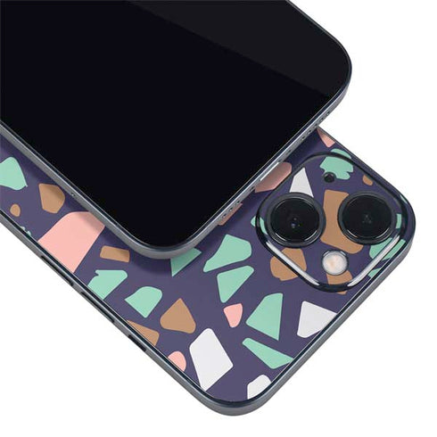 Midnight Terrazzo iPhone 15 Plus Skin