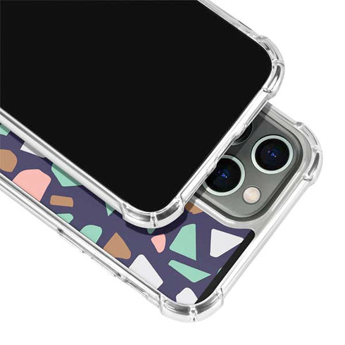 Midnight Terrazzo iPhone 15 Pro Clear Case