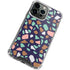 Midnight Terrazzo iPhone 14 Pro Clear Case