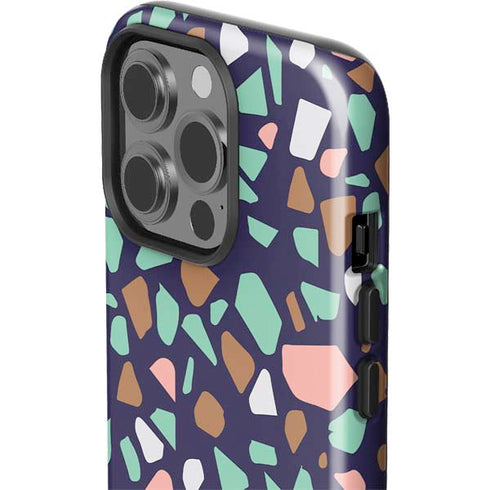 Midnight Terrazzo iPhone 15 Pro Impact Case
