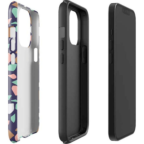 Midnight Terrazzo iPhone 14 Pro Impact Case
