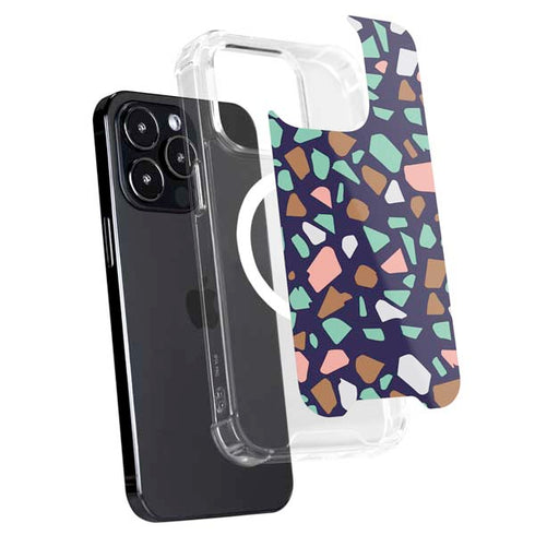 Midnight Terrazzo iPhone 15 Pro Max MagSafe Case