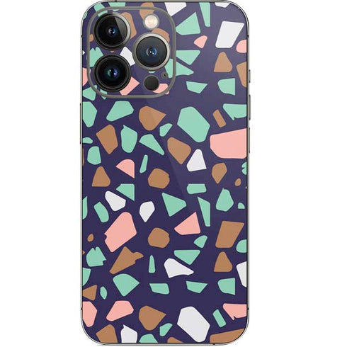 Midnight Terrazzo iPhone 14 Pro Skin