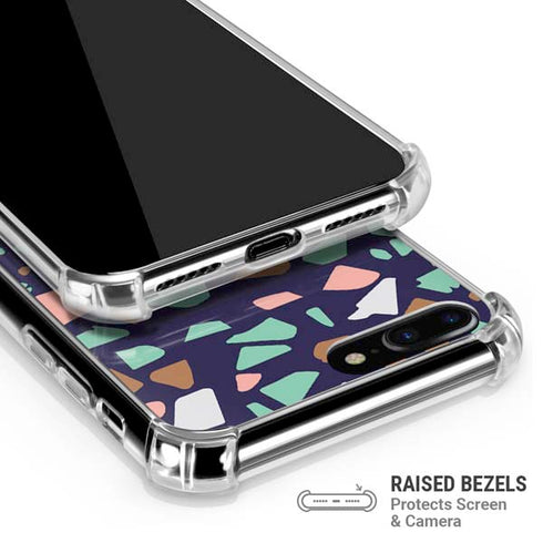 Midnight Terrazzo iPhone 7/8 Plus Clear Case