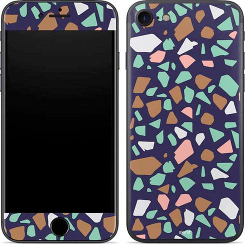 Midnight Terrazzo iPhone 7 Skin