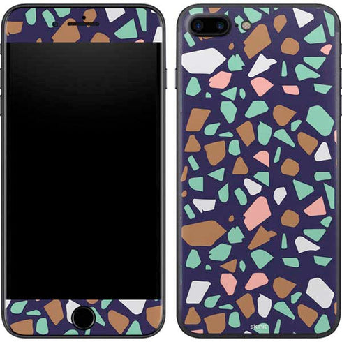 Midnight Terrazzo iPhone 8 Plus Skin