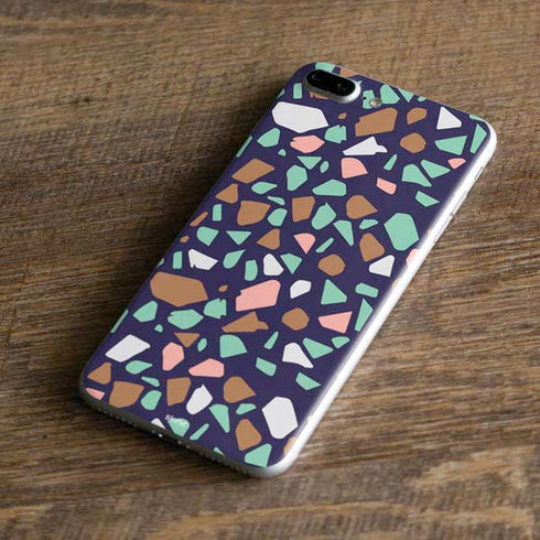 Midnight Terrazzo iPhone 8 Plus Skin