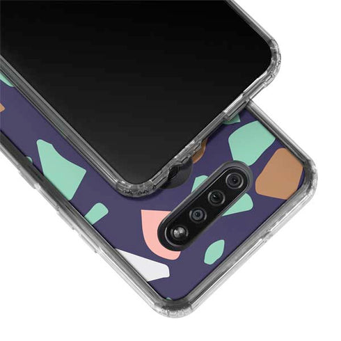 Midnight Terrazzo LG K51/Q51 Clear Case