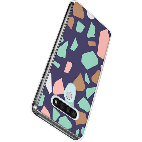 Midnight Terrazzo LG Stylo 6 Clear Case