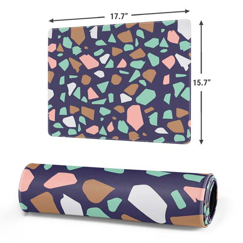 Midnight Terrazzo Gaming Mouse Pad