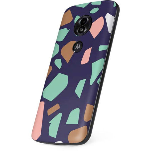 Midnight Terrazzo Moto E5 Play Skin