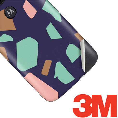 Midnight Terrazzo Moto E5 Play Skin