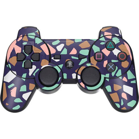 Midnight Terrazzo PS3 Dual Shock wireless controller Skin