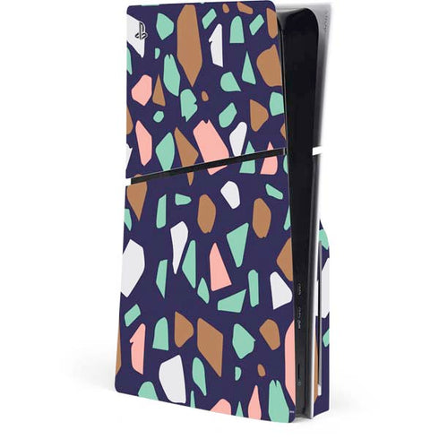 Midnight Terrazzo PS5 Slim Disk Console Skin