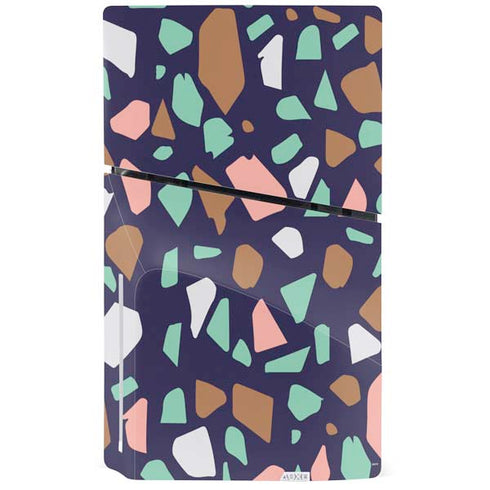 Midnight Terrazzo PS5 Slim Disk Console Skin