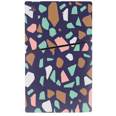 Midnight Terrazzo PS5 Slim Digital Edition Console Skin