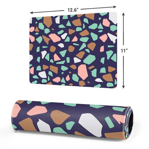 Midnight Terrazzo Gaming Mouse Pad