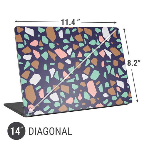 Midnight Terrazzo Universal Laptop 14in (11.4 x 8.2in) Skin
