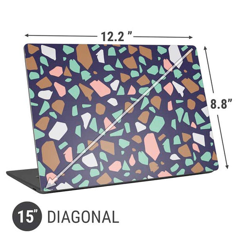 Midnight Terrazzo Universal Laptop 15in (12.2 x 8.8in) Skin