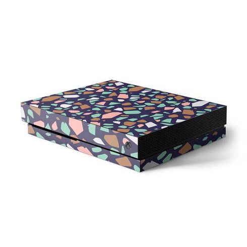 Midnight Terrazzo Xbox One X Console Skin