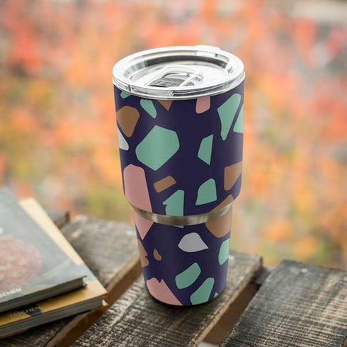 Midnight Terrazzo Yeti 30oz Rambler Tumbler Skin