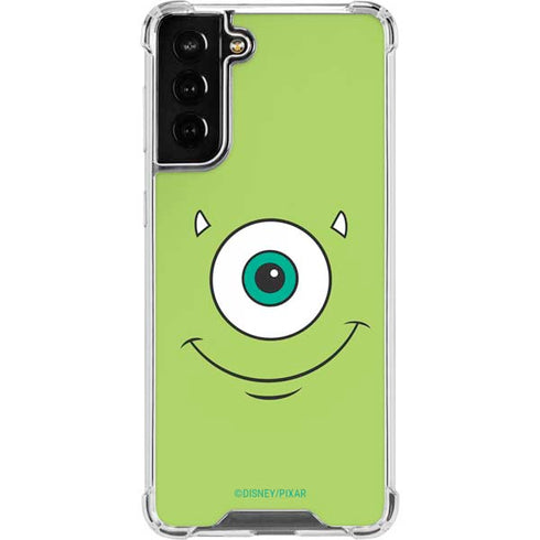 Disney Monsters Inc. Mike’s Face Galaxy S21 FE Clear Case